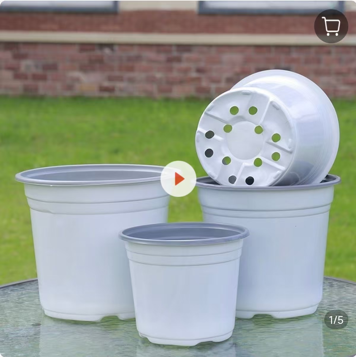 Two-color Seedling Pot